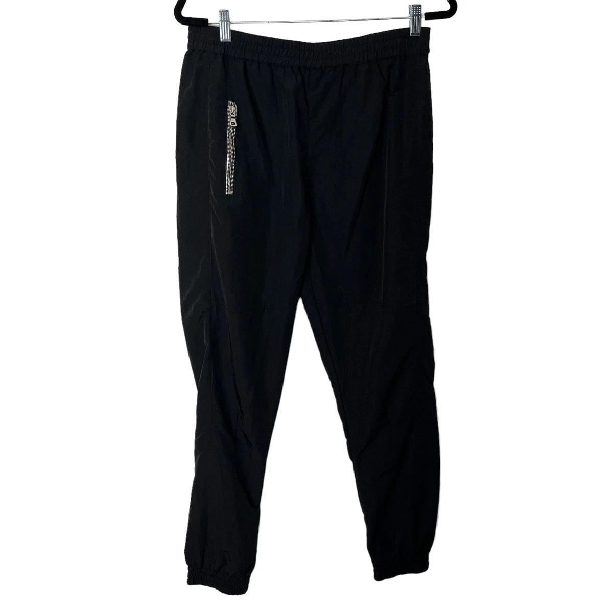 RtA Finn Womens Nylon Joggers Unlined Track Pants Size Large Side