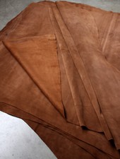 Sopo ! Italien Top Cuir, Cuir Suédé pour Vêtement, Sac, Chaussures, Braun