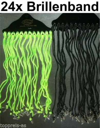 Gioielli neri per occhiali di bigiotteria