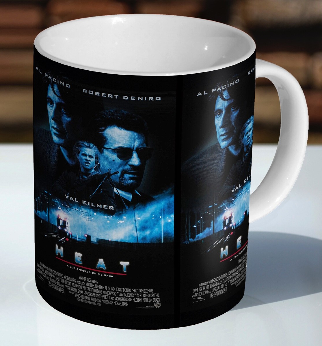 Heat Al Pacino Robert Deniro - Ceramic Coffee Mug - Cup | eBay UK