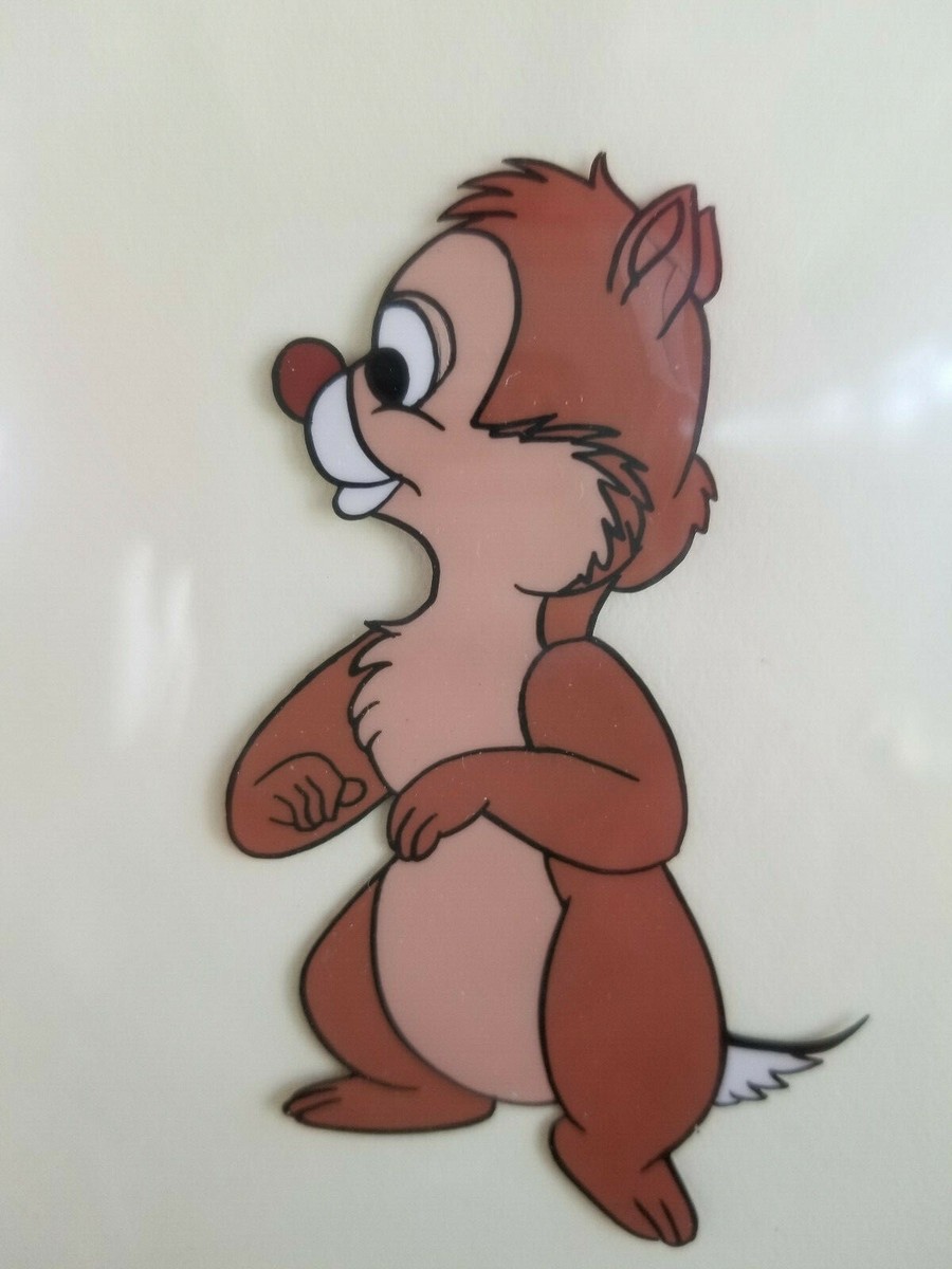 Walt Disney Chip and Dale Animation Cel 