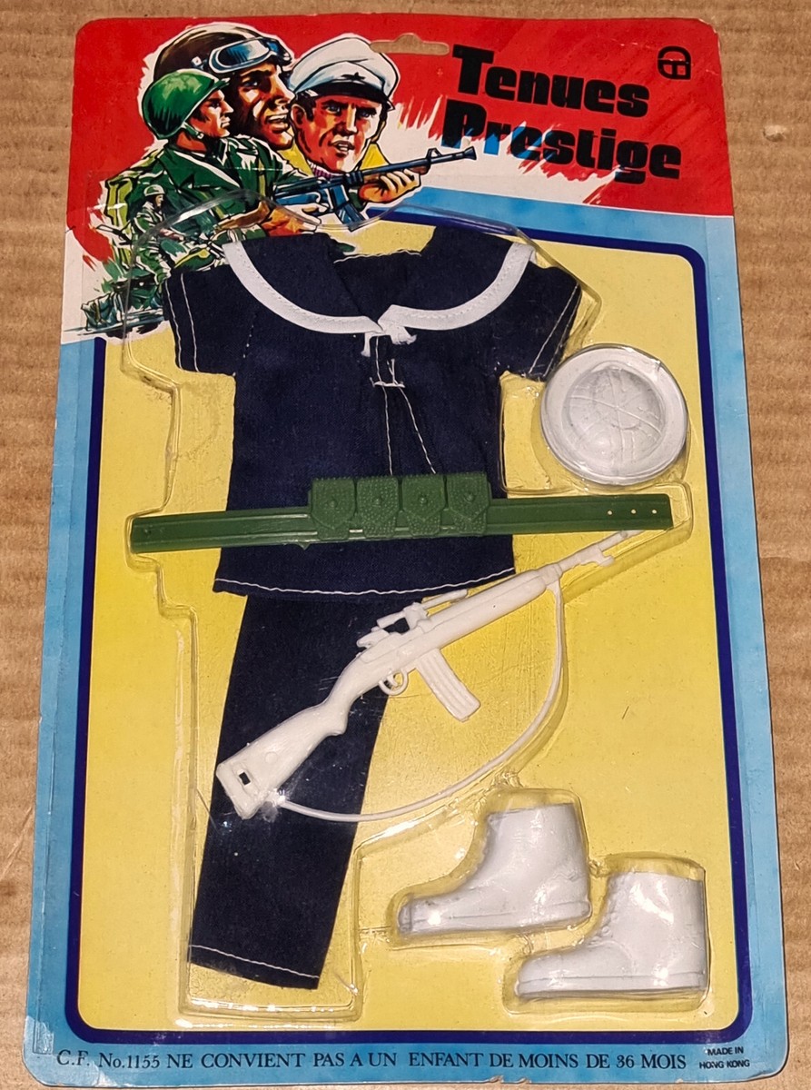 Vintage 70's Gi Joe Knock off KO Bootleg 1/6 Tenues Prestige 12
