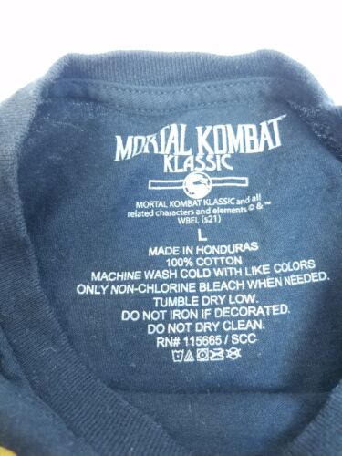 Mortal Kombat Shirt L Vintage Klassic Rare Scorpion Raiden Goro Dragon - Picture 3 of 4