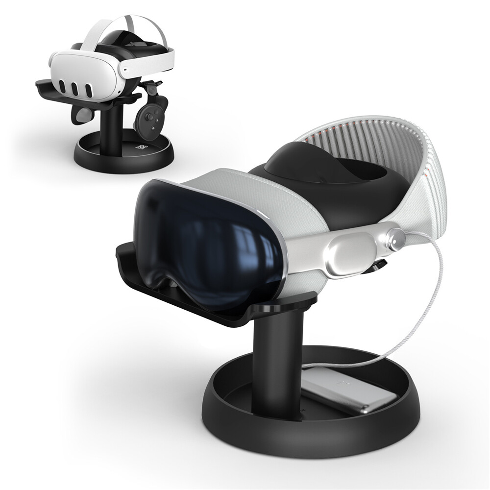 VR Headset Holder For Vision Pro Display Stand Mount Station Space Saving-image
