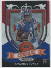 2021 Prizm Draft Picks RED WHITE BLUE #176 Kadarius Toney FLORIDA GATORS RC 31