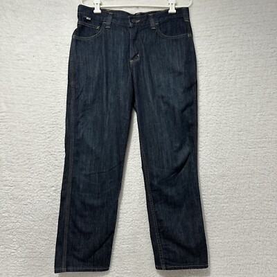 Carhartt FR Cat 2 Men's Blue Denim Work Pants 104790-131 Size Actual 33X27