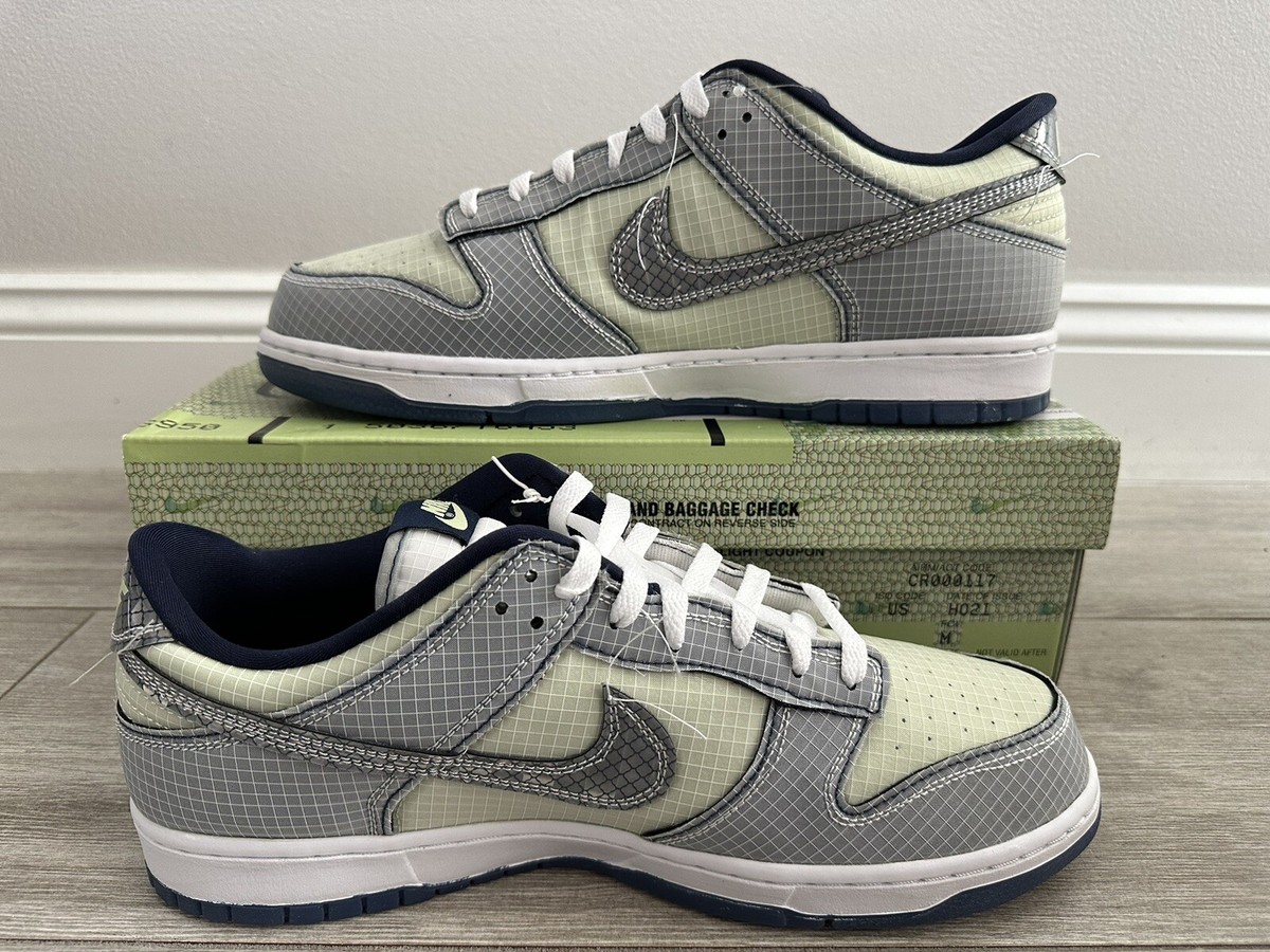 Union LA Nike Dunk Low Passport Pistachio DJ9649-401 Midnight Navy