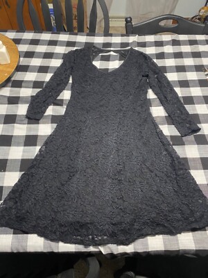 MAURICES womens LACE DRESS, Size XS black | eBay