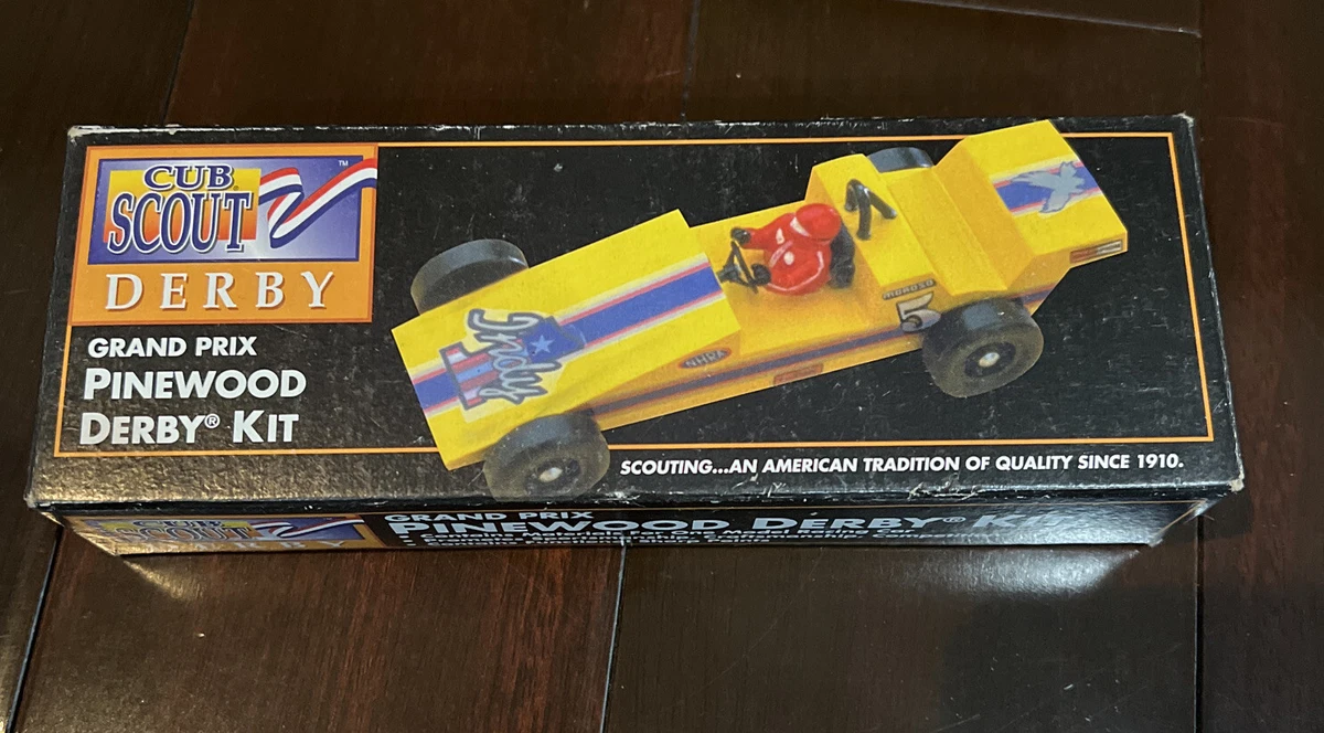 Cub Scout Derby Grand Prix Pinewood Derby Kit New in box, Pinewood