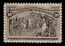 MOMEN: US STAMPS #237 MINT OG NH VF/XF PF CERT LOT #92421