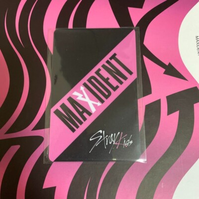 STRAY KIDS Hyunjin Mini Album MAXIDENT Lucky Draw Official Card
