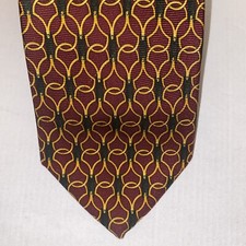 brooks brothers tie 100% Silk Imported Fabric Made In USA