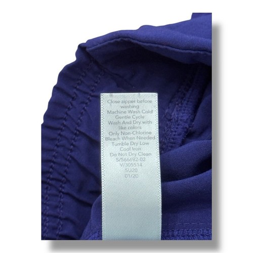 Athleta Textured Brooklyn Short Purple Pull On Summer Activewear Women’s Size 10 - Picture 11 of 13