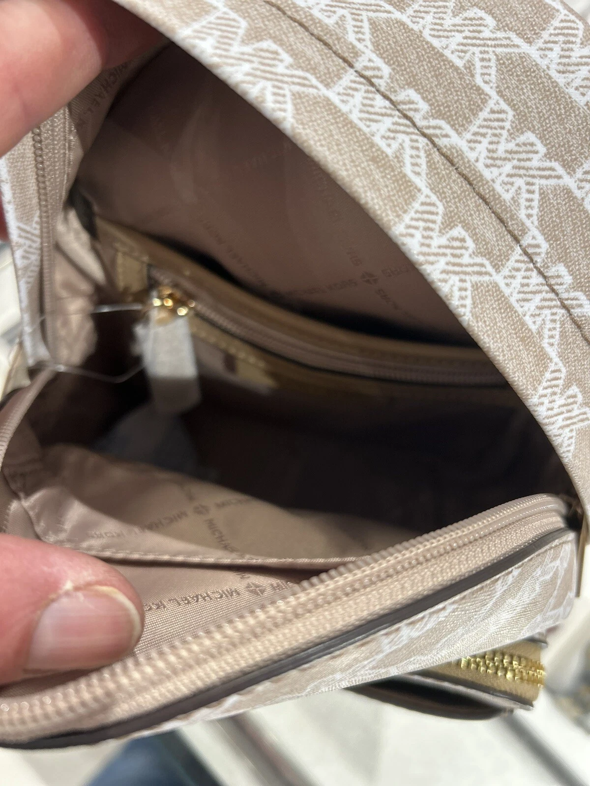 WANDLER Zaino scuola Michael Kors donna XS cammello mini borsa a tracolla borsa a tracolla borsa MK