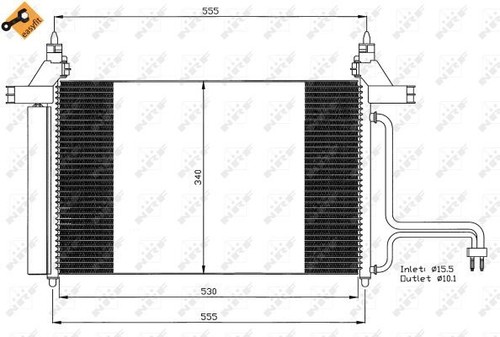 NRF 35426 Kondensator Klimaanlage Für HYUNDAI TERR Produktbild-Vorschau 7