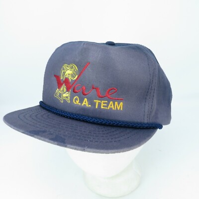 Vintage Ware Q.A. Team Navy Rope Snapback Hat Blue Cap