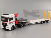"Herpa -MAN Tgx Gm Mit Kran Semitieflade-Sattelzug Mit Rampen \"Katastrophenschutz"