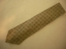 New Brooks Brothers Makers Polka Dot Tan/Black Linen Tie Made in USA