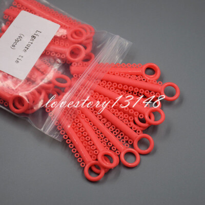 1040Pcs Dental Orthodontic Elastic Braces Rubber Ligature Ties 37Color to Choose