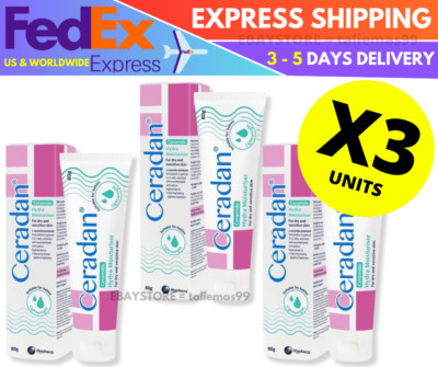 CERADAN HYDRA Moisturize Cream Ceramide Dominant Skin Barrier Repair Cream (X 3)