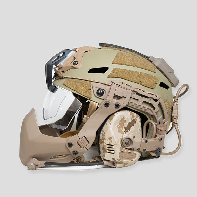 FMA Half Face Mask Seal Mask Folding Protective For Tactical Helmet A Version  - Image 3 of 4