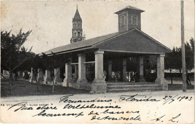 PC US, FL, ST. AUGUSTINE, SLAVE MARKET, Vintage Postcard (b54502)