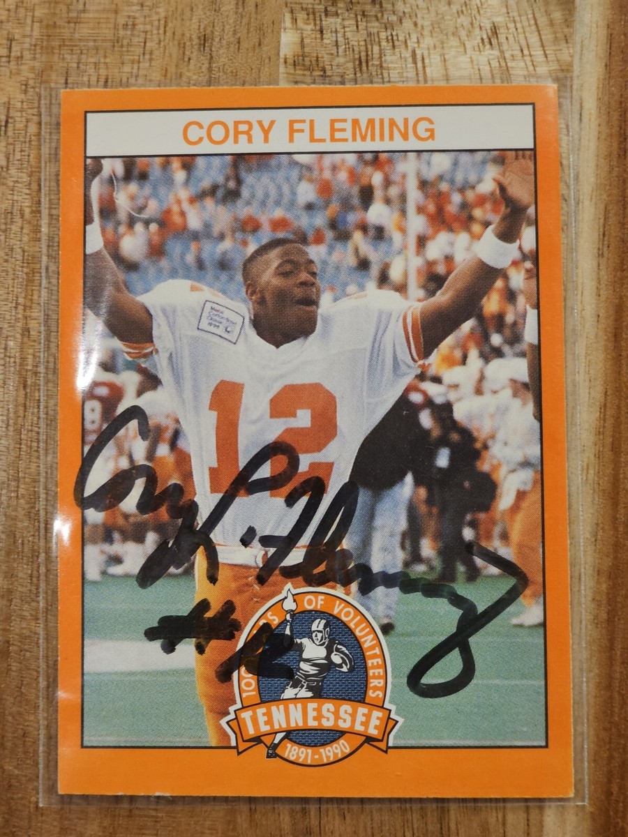 Cory Fleming 1990 100 Years Tennessee Vols Football Card #12
