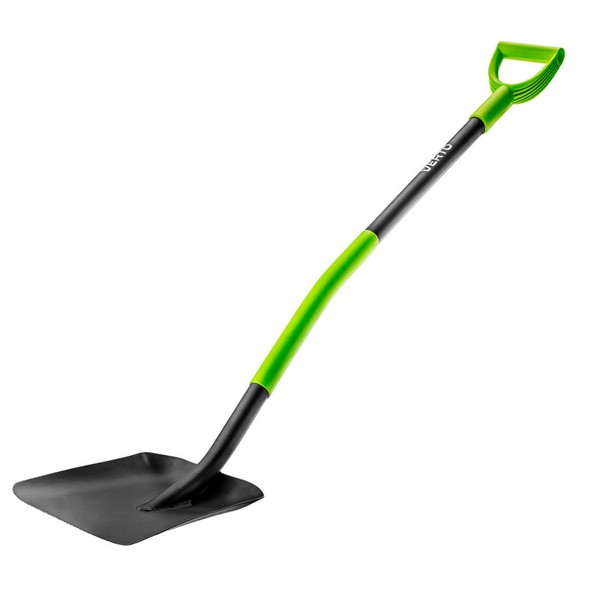 Profi Ergonomic Schaufel Mit Metallstiel Feldspaten Gartenspaten Bauschaufel-image