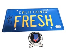Will Smith Signed Autograph Fresh Prince of Bel-Air License Plate Beckett Bas