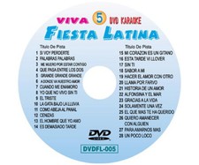 VIVA FIESTA LATINA SERIES KARAOKE DVD VOL.05 MARIACHI Free Shipping USA