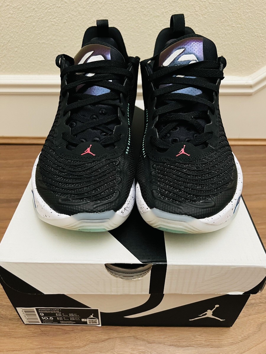 シューズ(男性用) NIKE Jordan LUKA1 black llic silver Size 9 Men - Jordan Luka 1 Black Metallic Silver | eBay