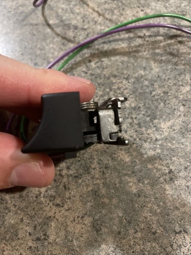 Black Harley Davidson Left Turn Signal Switch Fits Shovel Head Sportster 82-95 - Foto 5 di 9