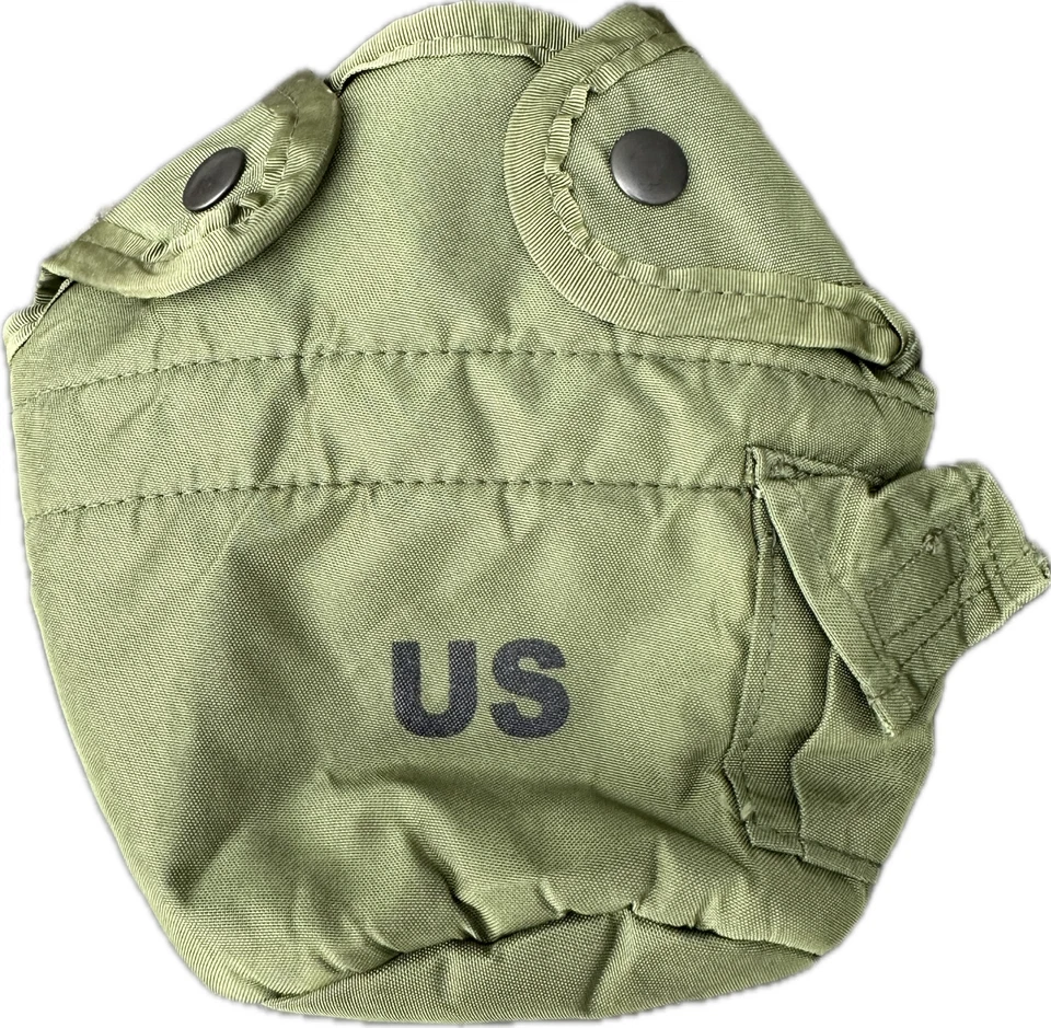 US Army Canteen Set 1 Liter Feldflasche Alice Pouch Cup OD Oliv Green - Bild 2 von 4