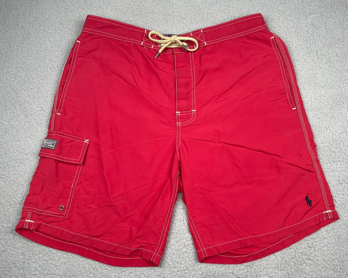 ralph lauren red bathing suit
