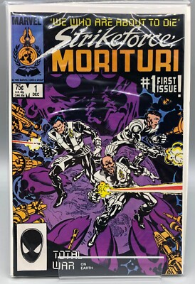 Strikeforce Morituri #1 Marvel Comics 1986 VF/NM Brett Anderson Cover