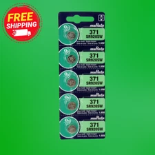 Murata 371 SR920SW Watch Battery (Exp 2030 )  5Pc