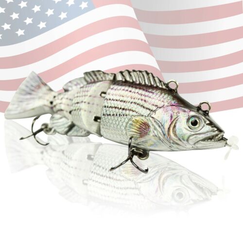 Self Swimming Robotic Fishing Lure Bait Bass Topwater USB Charging Interface - Picture 10 of 28