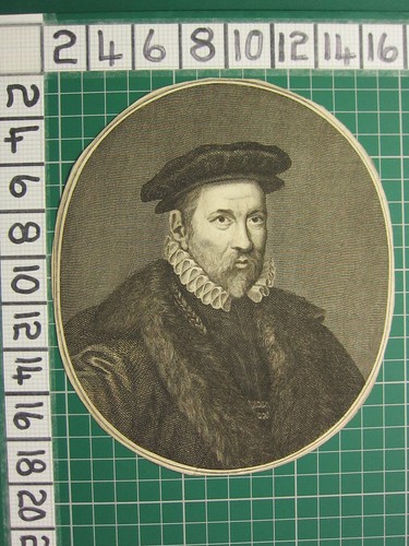 c1690 ANTIQUE PRINT ~ UNKNOWN MALE PORTRAIT