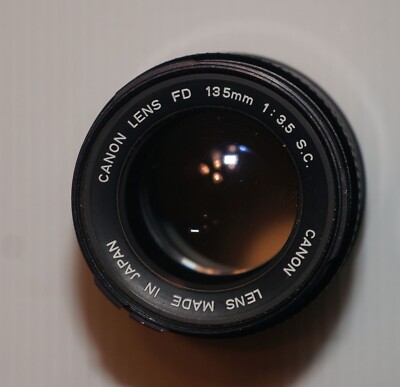 Canon FD 135mm f/3.5 Lens S.C. - AE-1/FTb/F-1 | eBay