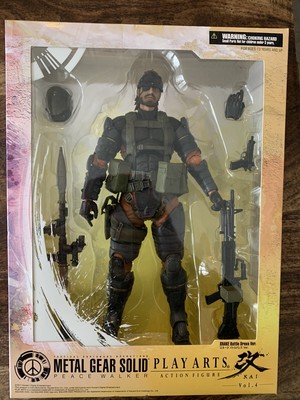 Metal Gear Solid Peace Walker Play Arts Kai Snake Battle Dress Mgspw Ebay