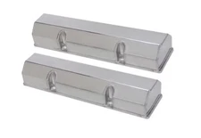 Chevy SBC 327 350 383 Fabricated Aluminum Tall Valve Cover Polished E41304P