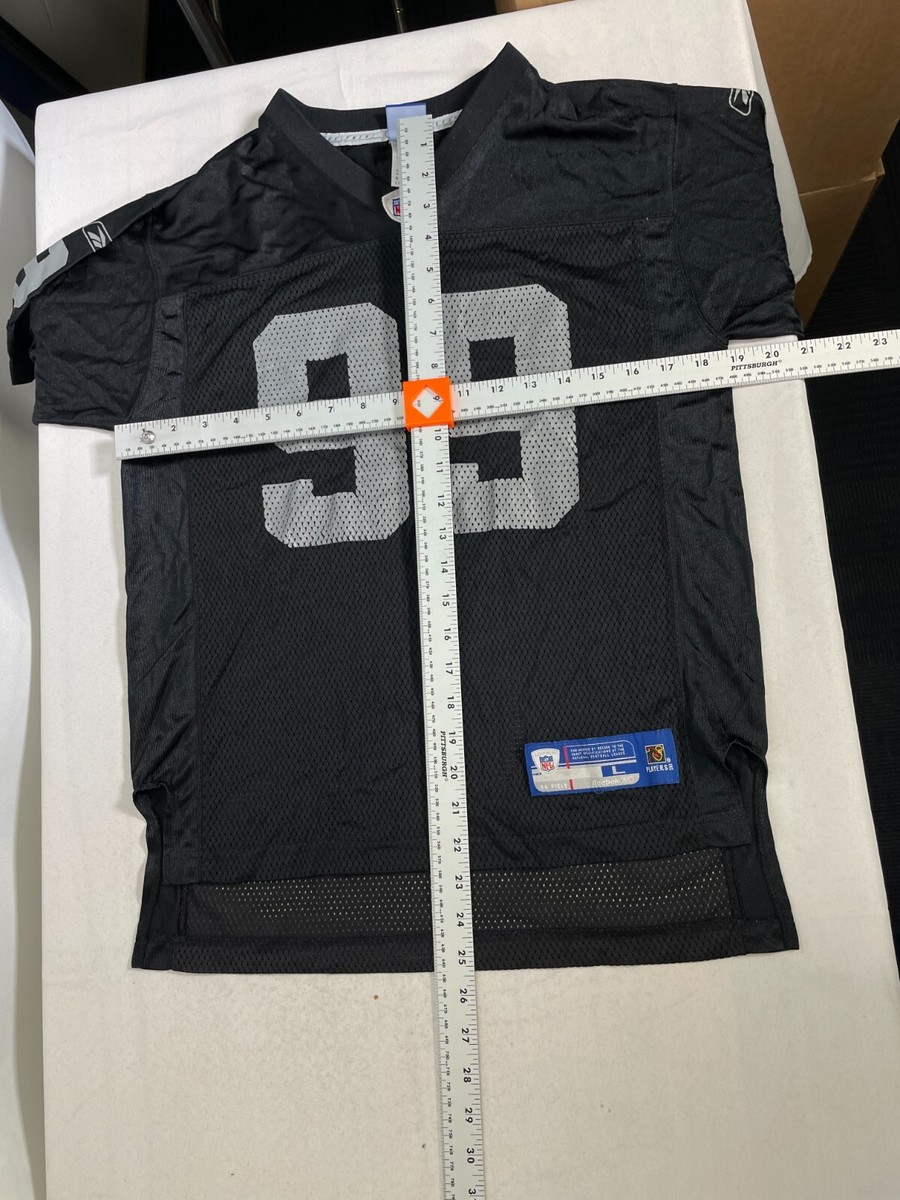 Warren Sapp #99 Oakland Raiders NFL Reebok Black Jersey Youth