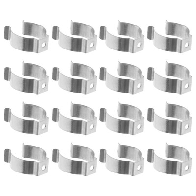 30 PCS/Set LED Bulbs Lamp Pipe Clamps Shed Holders Clips