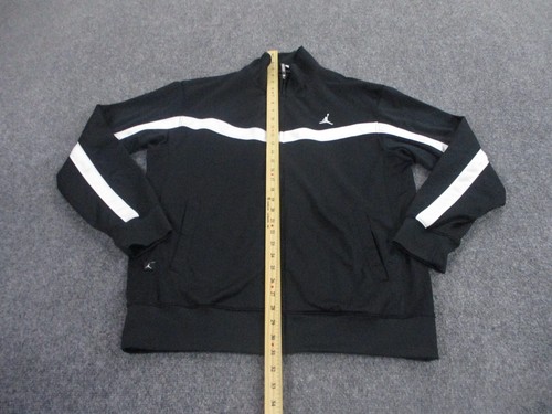 Jordan Jacket Adult M Black Stretch Performance Air Sport Track Outdoors Mens - Picture 3 of 10