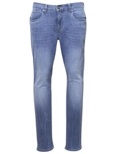 Buffalo By David Bitton Men's Slim Ash Jeans Stretch Veined & Crinkled Indigo
