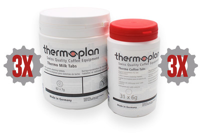 Thermoplan Coffeetabs Quartalset Reinigungstabletten für Black & White 