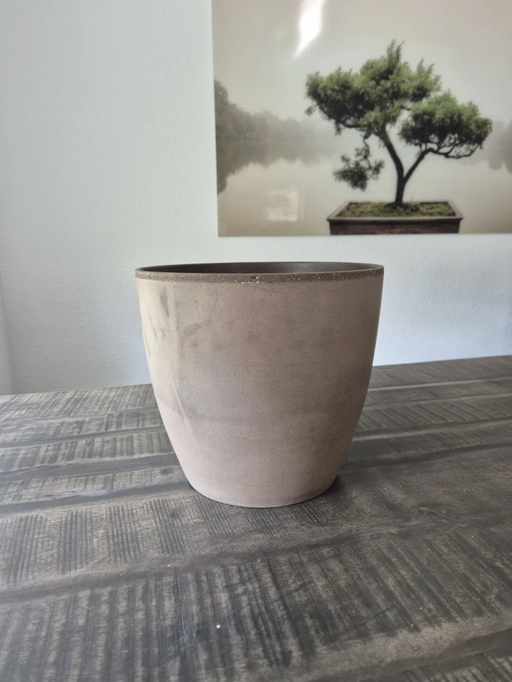 Blumentopf, braun (Durchmesser 28 cm)