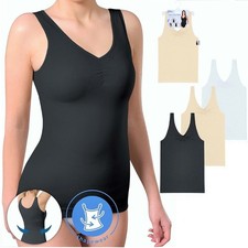 Damen Mikrofaser Formhemd Seamless Unterhemd ...