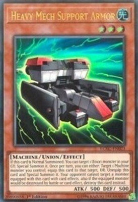 Heavy Mech Support Armor - LCKC-EN023 - Ultra Rare - 1st Edition - Near Mint