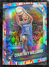 2025 Panini Prizm WNBA #69 Courtney Williams WNBA Logo Prizm